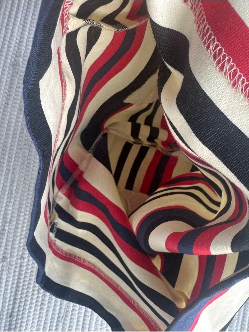 J.Crew Striped Fit & Flare Dress Size 4 Nautical Summer Sleeveless